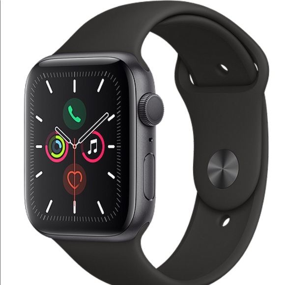 Apple Watch Series 5 GPS 44MM / black band - Picture 1 of 1